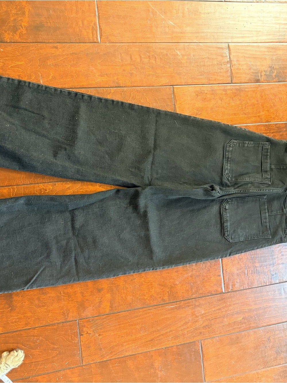 Mango Black Denim Jeans - Wide Leg Style - Picture 2 of 6